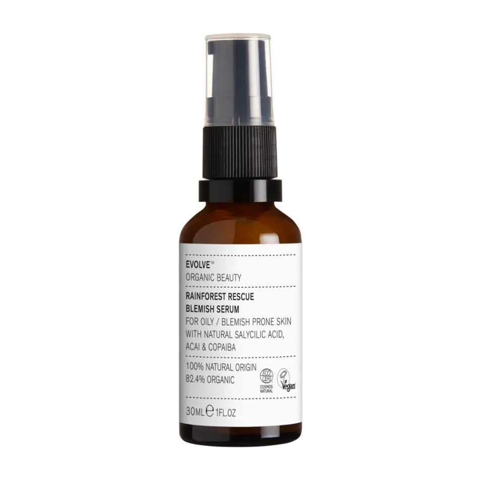 Evolve Organic Beauty - Face Serum - Rainforest Rescue Hautunreinheiten Gesichtsserum für Mischhaut & fettige Haut