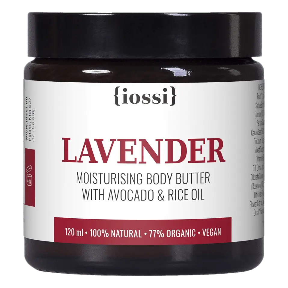 Iossi - Body Butter - Lavender Moisturising Body Butter with Avocado & Rice Oil - Lavendel Feuchtigkeits Körperbutter mit Avocado & Reisöl