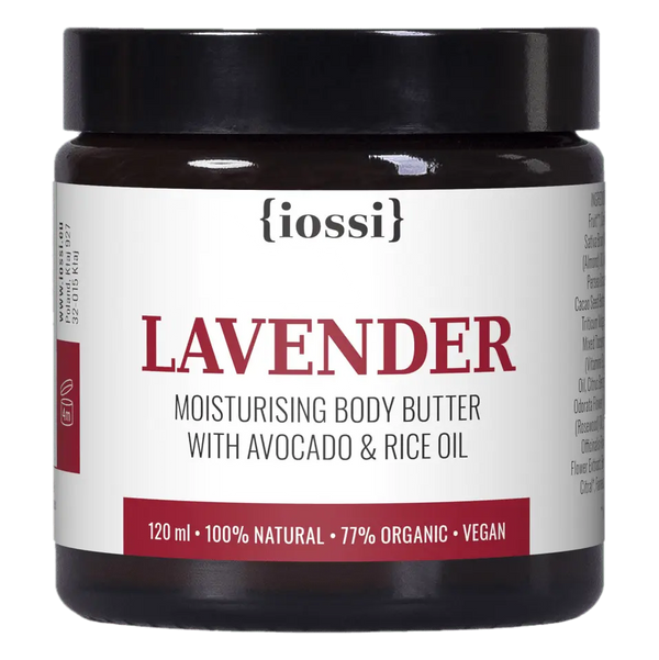Iossi - Body Butter - Lavender Moisturising Body Butter with Avocado & Rice Oil - Lavendel Feuchtigkeits Körperbutter mit Avocado & Reisöl