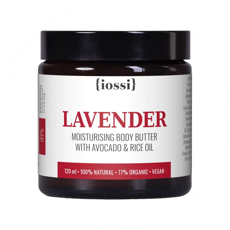 Iossi - Body Butter - Lavender Moisturising Body Butter with Avocado & Rice Oil - Lavendel Feuchtigkeits Körperbutter mit Avocado & Reisöl