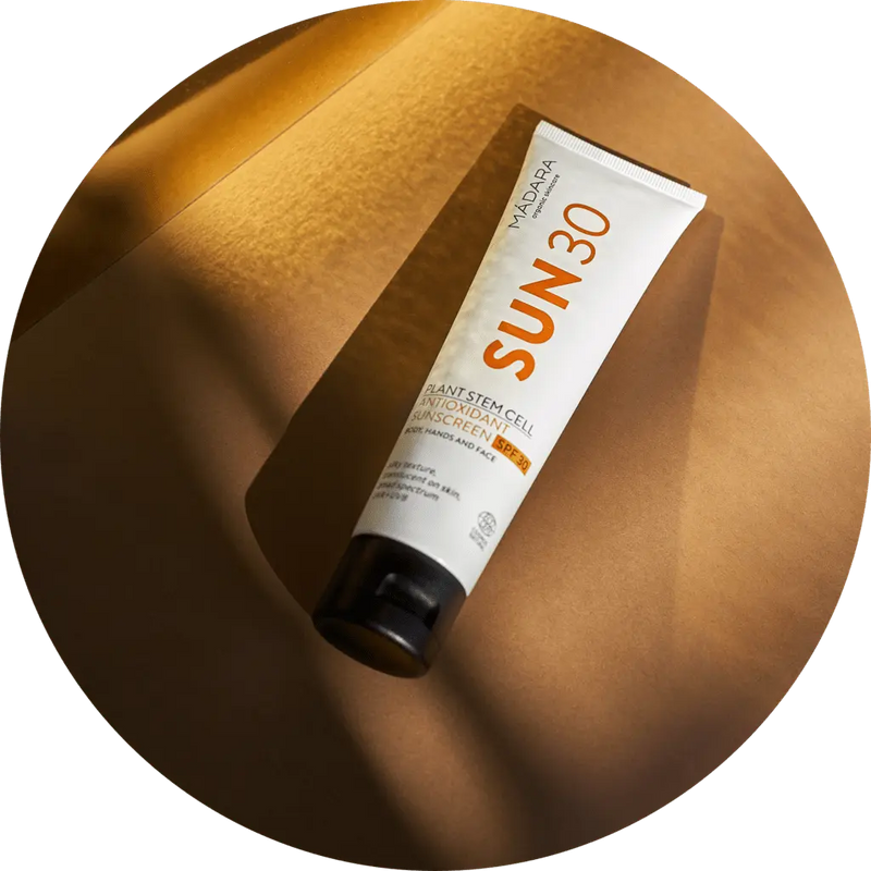 Madara Organic Skincare - Body Sunsceen - Antioxidant Sonnencreme LSF 30 für Körper, Gesicht, Hände