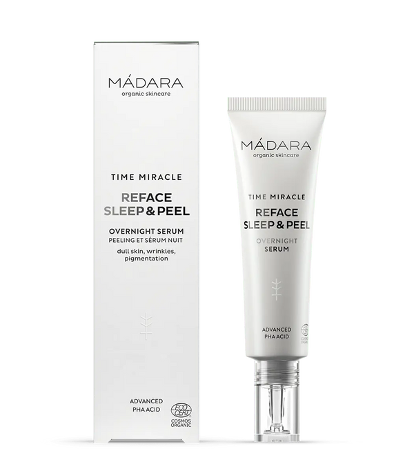 Madara Organic Skincare - Face Serum - Time Miracle Reface Sleep & Peel Nachtserum