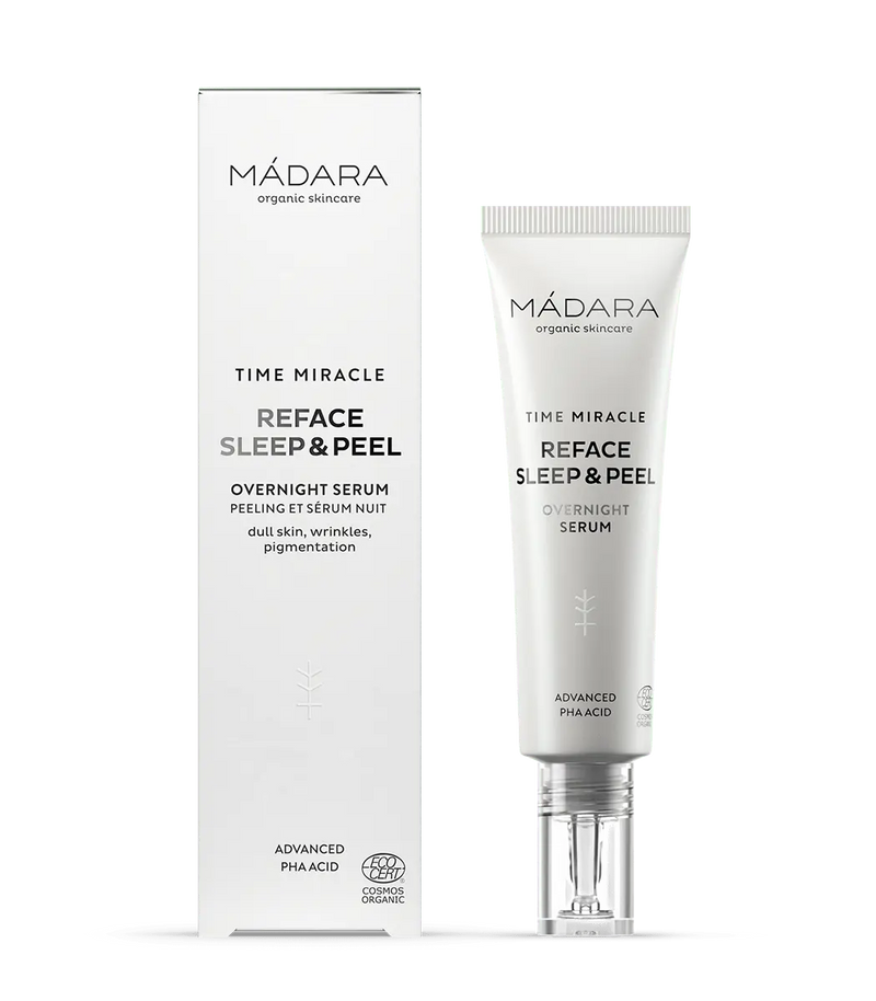 Madara Organic Skincare - Face Serum - Time Miracle Reface Sleep & Peel Nachtserum