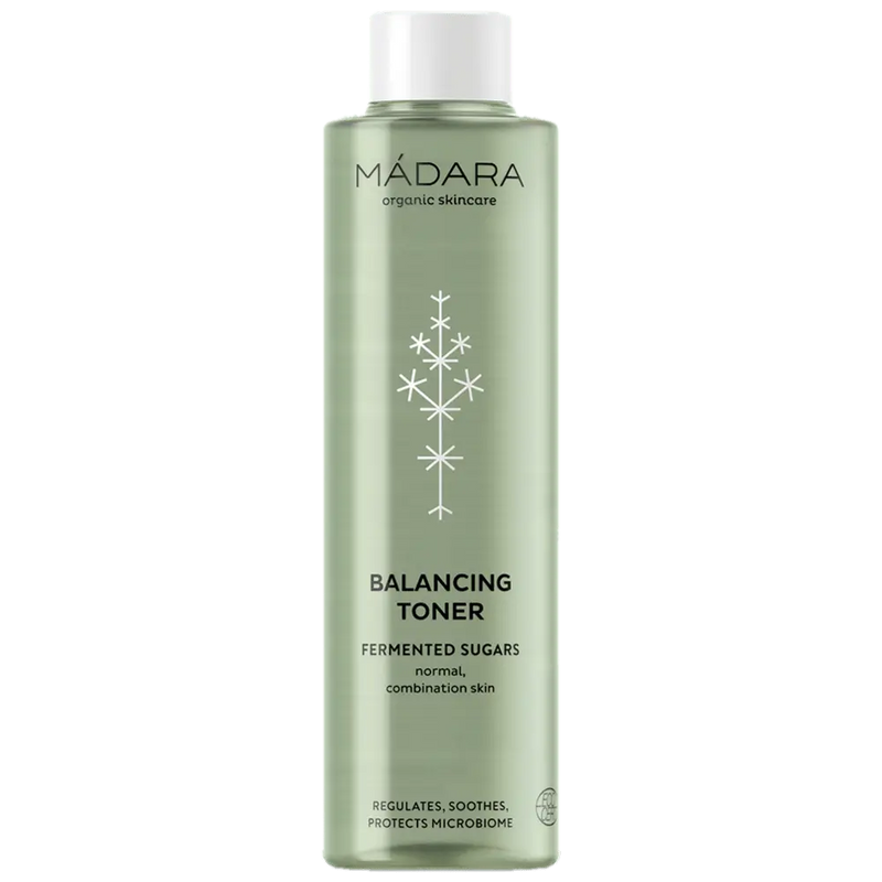 Madara Organic Skincare - Face Toner - Balancing Toner with Cucumber Extract & Fermented Sugars for Normal & Combination Skin - Harmonisierendes Gesichtswasser