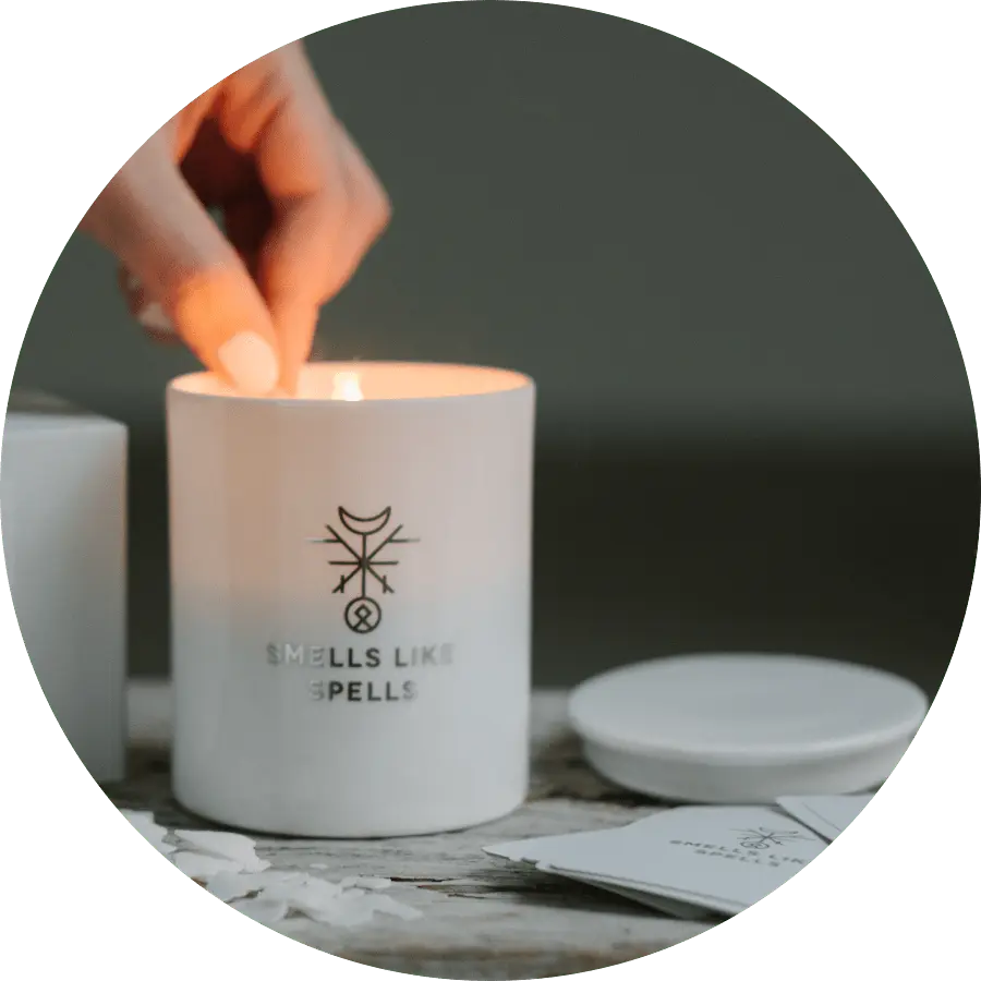 Smells Like Spells - Candle - Tarot Kerze #8 Die Kraft